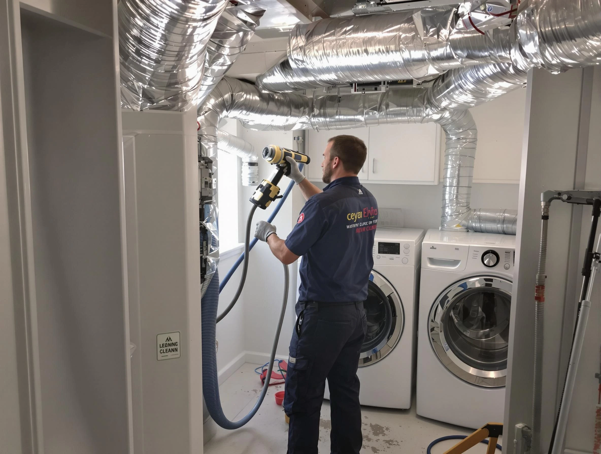 Corrales Dryer Vent Cleaning specialist using advanced equipment for thorough duct cleaning in Corrales