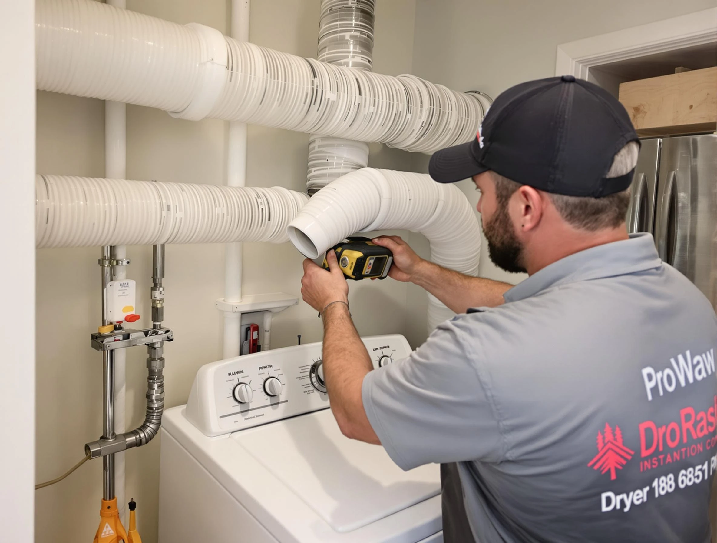 Professional dryer vent hose installation by Corrales Dryer Vent Cleaning in Corrales