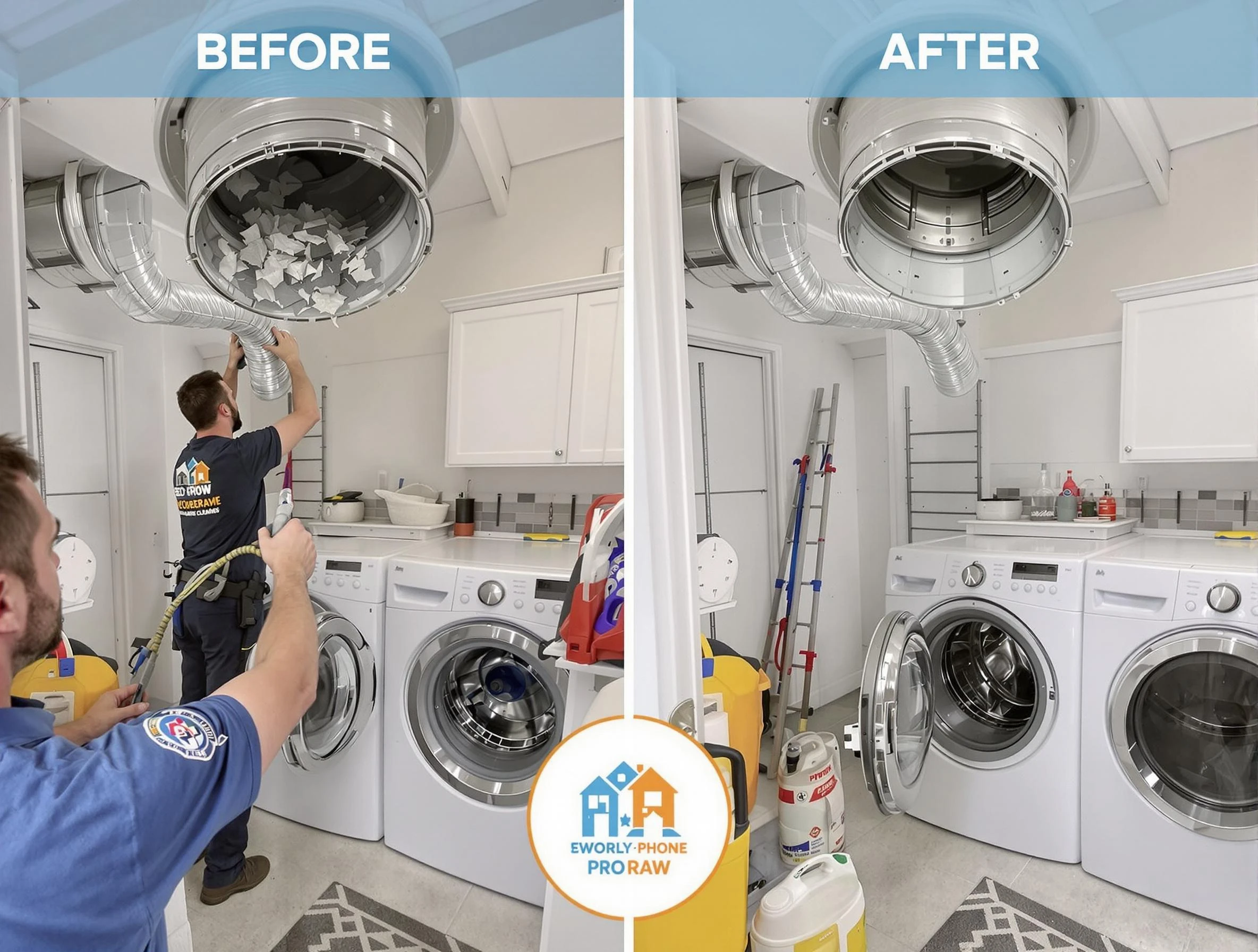 Residential dryer vent cleaning by Corrales Dryer Vent Cleaning in Corrales